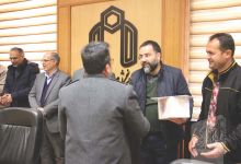 گزارش تصویری مراسم تجلیل از سه نیروی تازه بازنشسته حراست